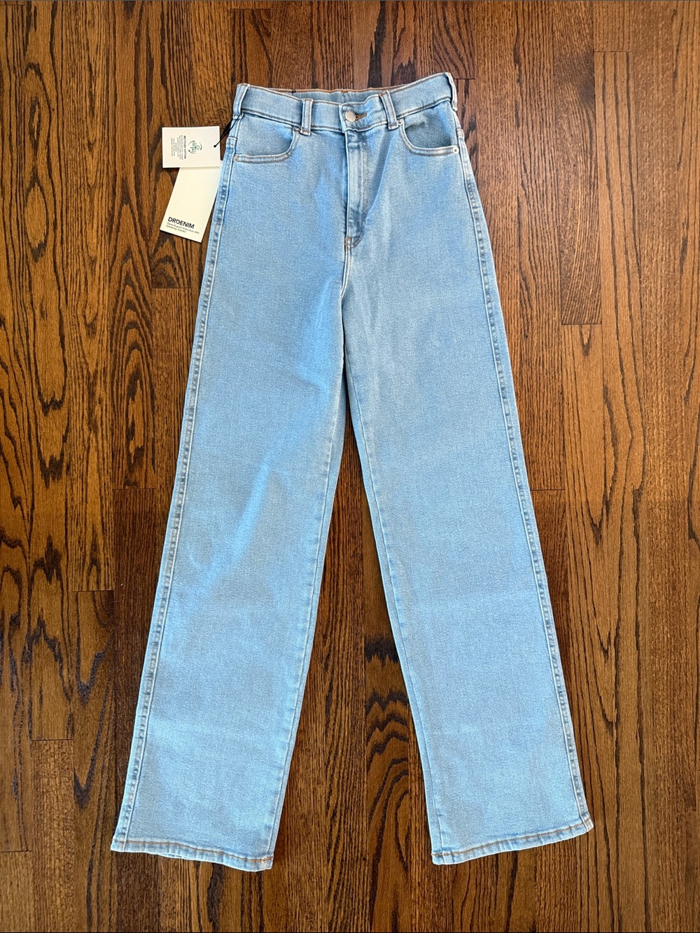 Dr. Denim Women’s Medium 32 Pale Blue Straight Leg Jeans